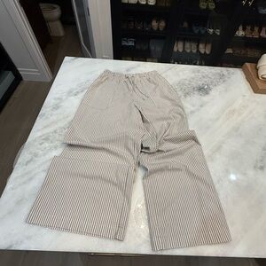 Splendid Taupe Striped Trousers